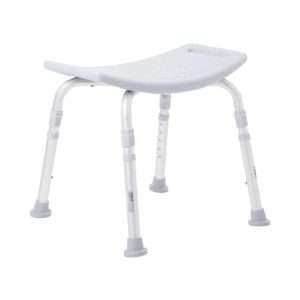 McKesson Bath Bench Without Arms Aluminum Frame Without Backrest 19-1/4 Inch Seat Width - Image 1