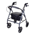 Carex Classics Steel Rollator – Carex Walker with Seat and 8 Inch Wheels