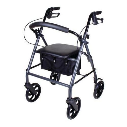 Carex Classics Steel Rollator – Carex Walker with Seat and 8 Inch Wheels