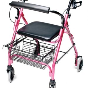 Lumex Walkabout Lite rollator in Pink