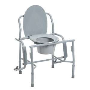 Drive Medical Deluxe Steel Drop Arm Commode - Image 3