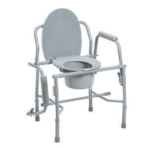 Drive Medical Deluxe Steel Drop Arm Commode - Image 4