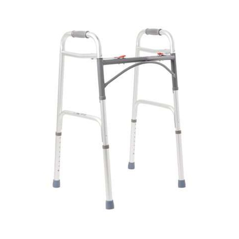 McKesson Folding Walker Adjustable Height