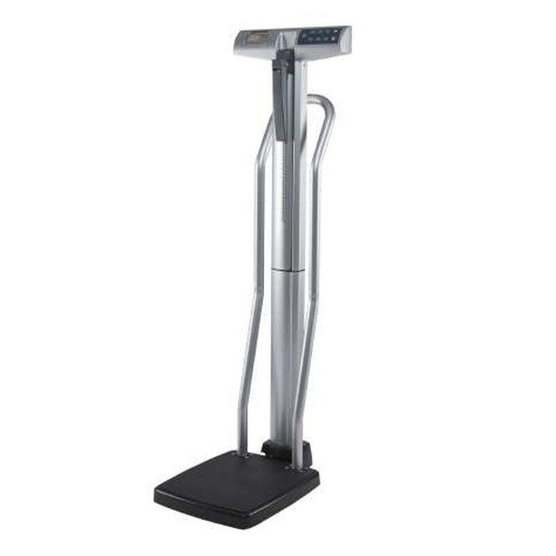 Health o meter 500KLHB Eye-Level Digital Scale with Handlebars & Height Rod – 660 lb Capacity, BMI, Wireless EMR Option