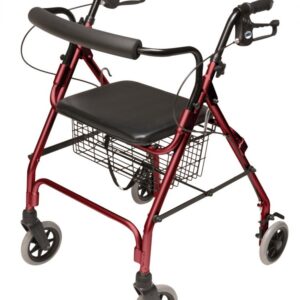 Lumex Walkabout Lite rollator in Burgundy