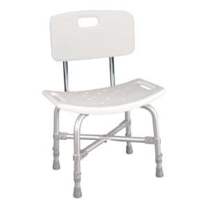 McKesson Bath Bench Without Arms Frame With Backrest - Image 1