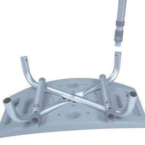 Drive Medical Deluxe Aluminum Shower Bench without Back - Image 2