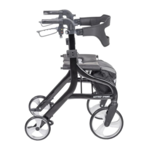 Drive Nitro Sprint Rollator Walker with Seat – Folding 4 Wheel Walker, Slow-Down Brakes 7 Drive Nitro Sprint Rollator Walker with Seat – Folding 4 Wheel Walker, Slow-Down Brakes - Image 3