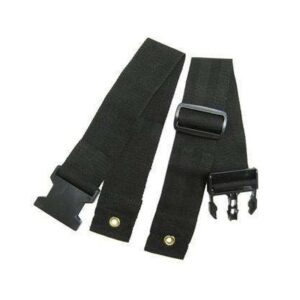 Karman SB22 Two-Piece Wheelchair Seat Belt – Side-Release Buckle Lap Belt, 45" x 2"