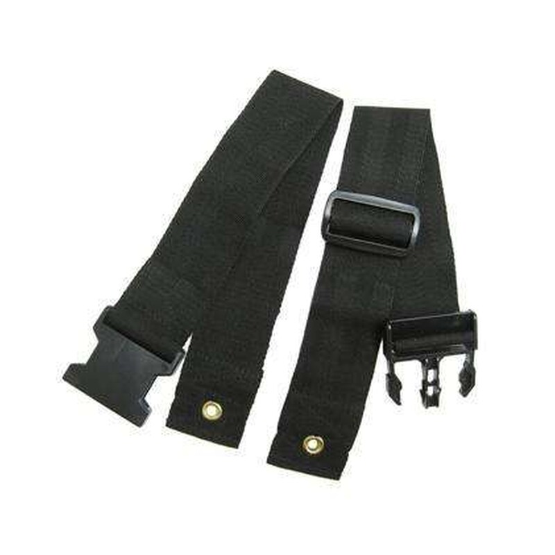 Karman SB22 Two-Piece Wheelchair Seat Belt – Side-Release Buckle Lap Belt, 45" x 2"