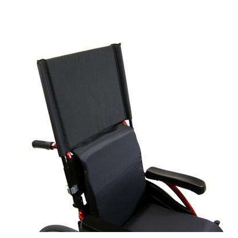 Karman BKR-EXT Wheelchair Backrest Extension for S-ERGO Chairs – Foldable Padded Back Extension, 21" H x 19" W