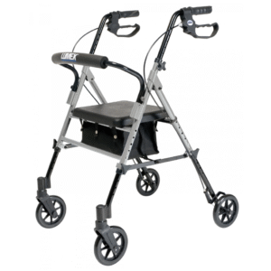 Lumex® Set n’ Go Rollator – Adjustable Height Walker with Seat - Image 3