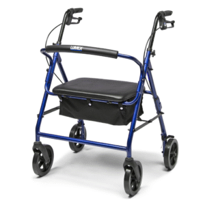 Lumex Walkabout Imperial Bariatric Rollator – Heavy Duty Walker with Wide Seat - Image 2