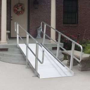 PVI OnTrac Wheelchair Ramp with Handrails - Image 2