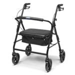 Lumex Walkabout Imperial – Heavy Duty Walker with Wide Seat and 450 lb Capacity