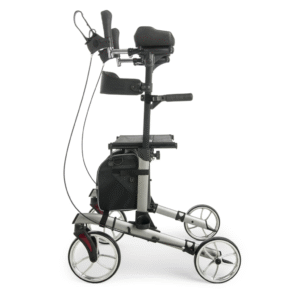 Lumex Gaitster Upright Rollator Walker with Seat - Image 4