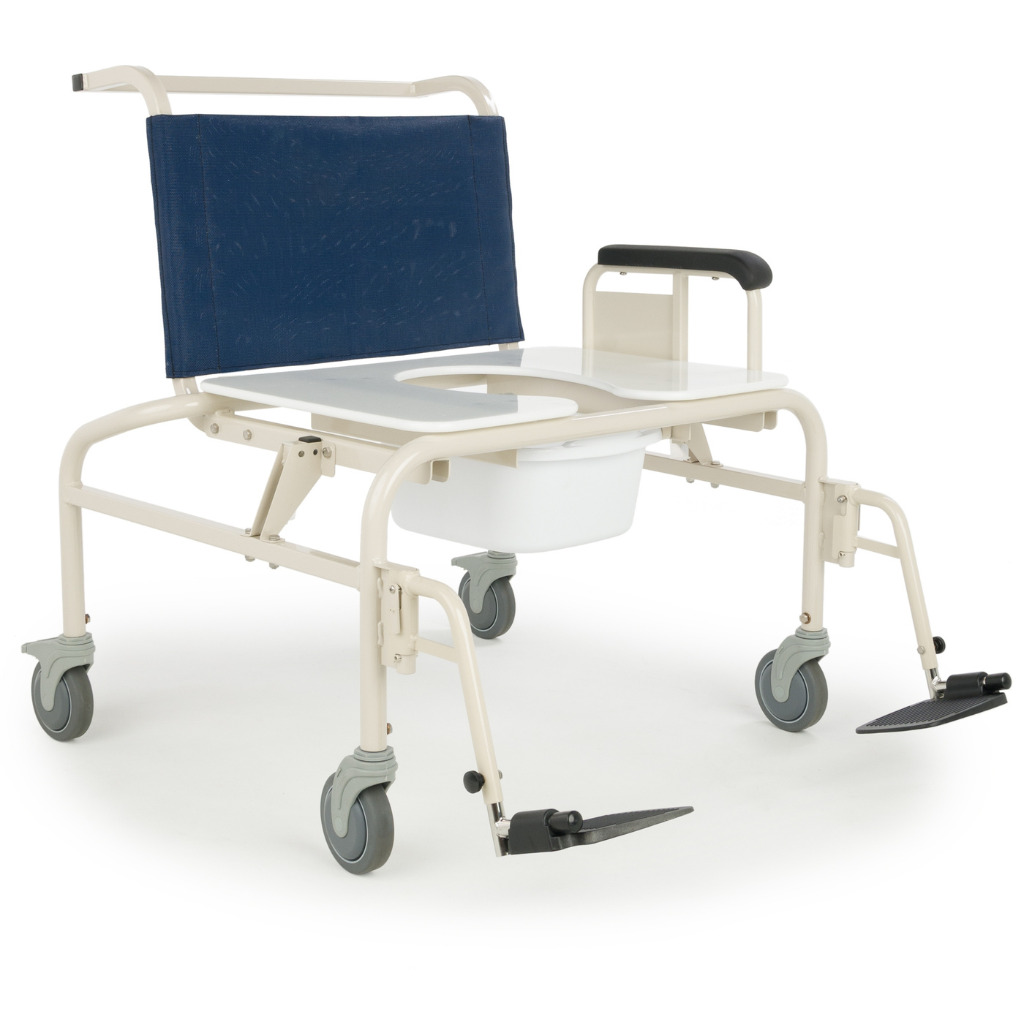 Gendron bariatric commode chair with 750 lb weight capacity