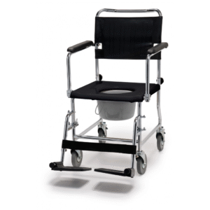Lumex Commode Chair with Wheels – 3-in-1 Drop Arm & Transport Solution - Image 7
