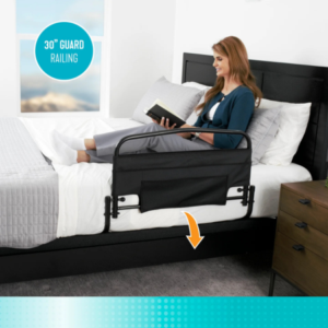 Stander 30-Inch Safety Bed Assist Rail for Elderly – Folding Bed Rail for Fall Prevention - Image 2