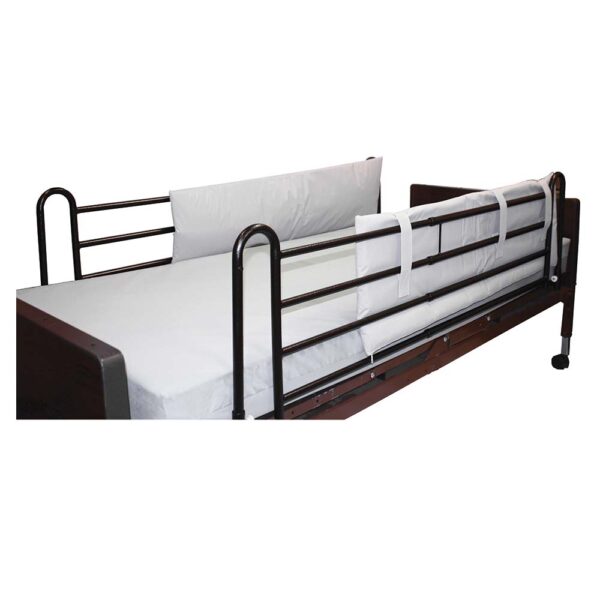 Bed rail pads for hospital beds providing safety and comfort