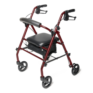 Lumex Walkabout Steel Rollator Walker – Durable Support, Everyday Comfort - Image 2