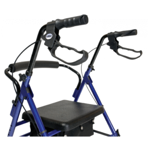 Lumex® Set n’ Go Rollator – Adjustable Height Walker with Seat - Image 4