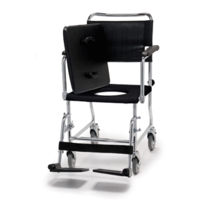 Lumex Commode Chair with Wheels – 3-in-1 Drop Arm & Transport Solution - Image 3