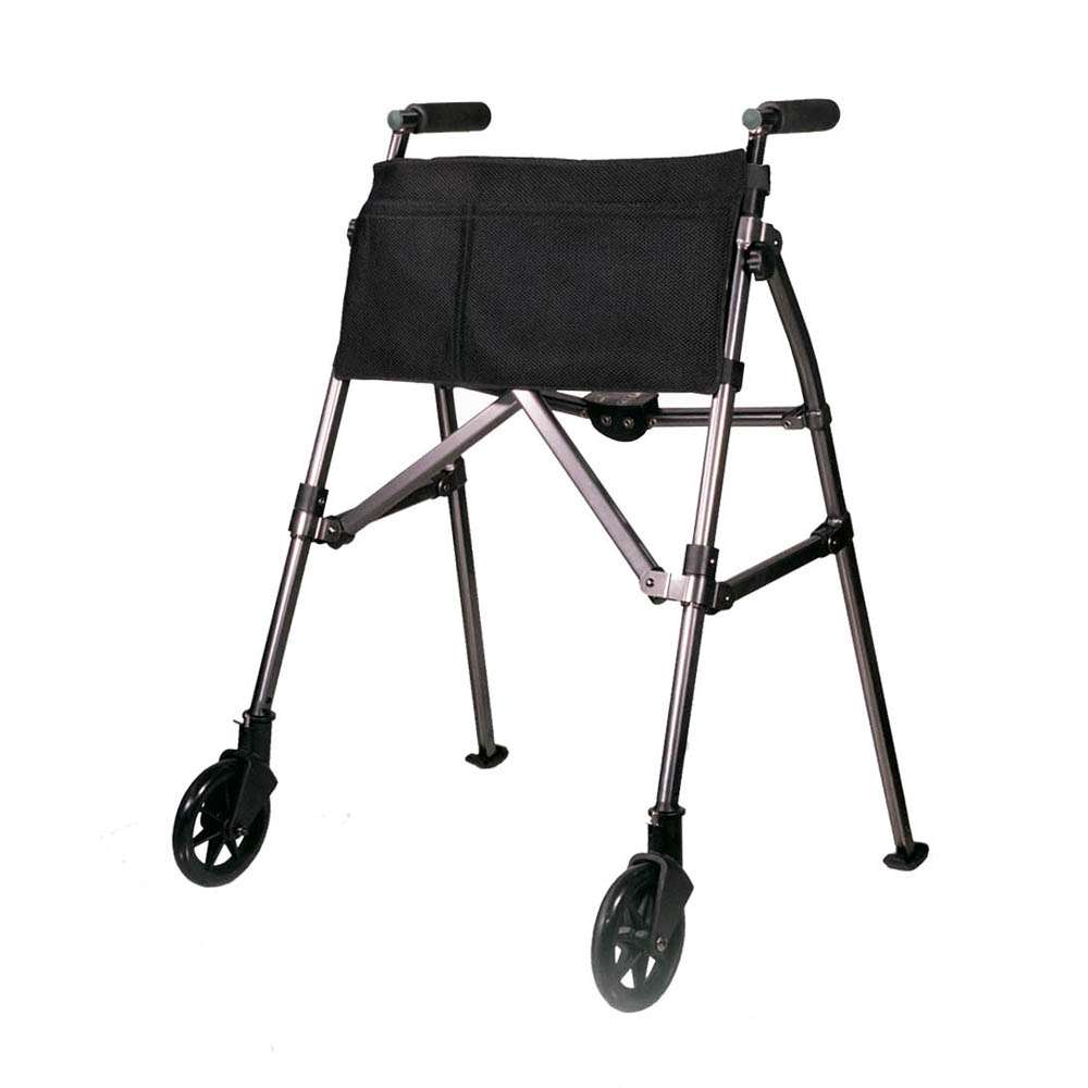 Stander walkers EZ Fold-N-Go - Lightweight and portable walker with locking-swivel wheels