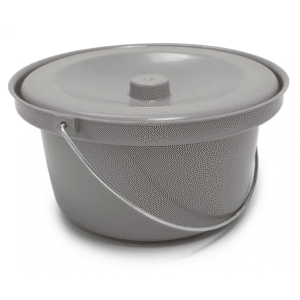 Lumex Commode Chair with Wheels – 3-in-1 Drop Arm & Transport Solution - Image 6