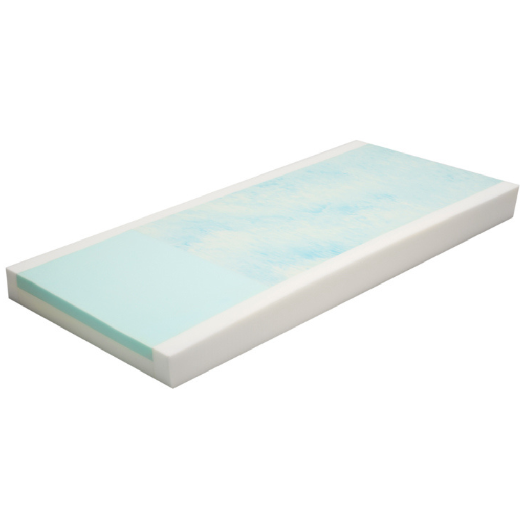 medical mattress for home use with gel foam support and heel protection