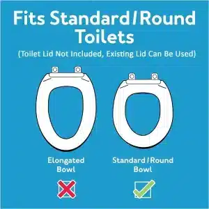 Carex Round  Toilet Seat Riser Elevator - Image 2