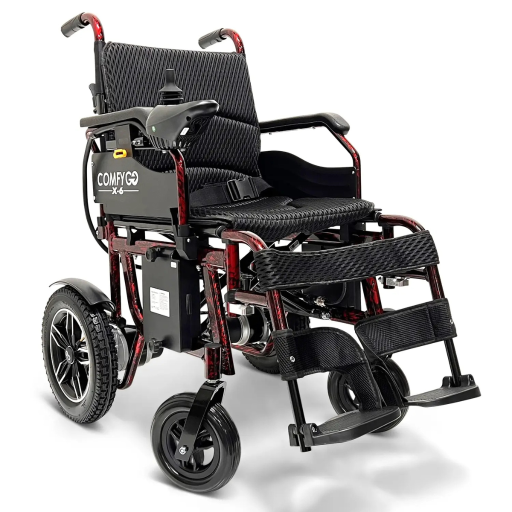 X-6 travel electric wheelchair lightweight folding design