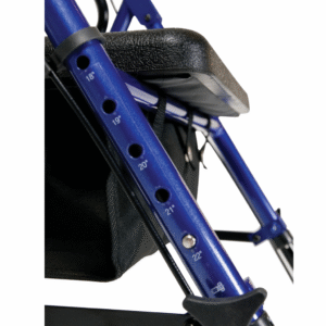 Lumex® Set n’ Go Rollator – Adjustable Height Walker with Seat - Image 6