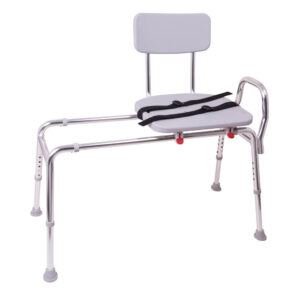 Roscoe Sliding Tub Transfer Bench with Seat and Back - Image 4