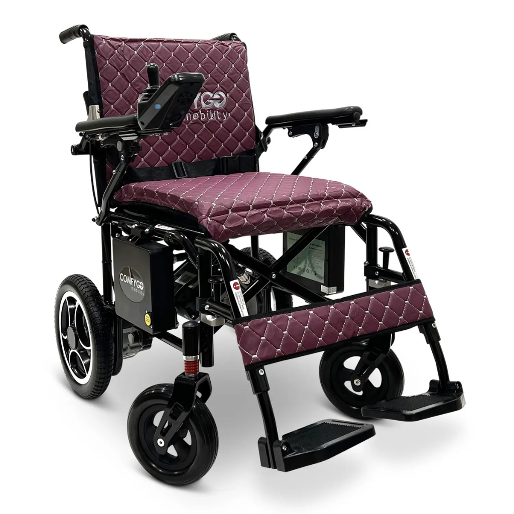ComfyGO X-7 foldable electric wheelchair for travel and mobility