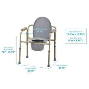 Nova Folding Commode - Image 3