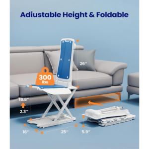 VOCIC AX07 Electric Bath Lift Chair – Lightweight 300 lb Floor & Bathtub Lift - Image 2