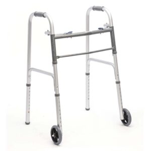 Proactive Medical Protekt Two-Button Folding Steel Walker - Image 1