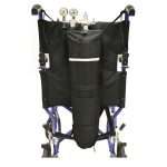 Diestco O-2 E-Tank Holder for Wheelchairs with Push Handles