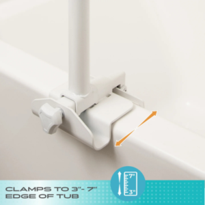 Stander Bathtub Security Pole – Bathtub Safety Bar with Rotating Grab Bar & No-Drill Installation 16 Stander Bathtub Security Pole – Bathtub Safety Bar with Rotating Grab Bar & No-Drill Installation - Image 7