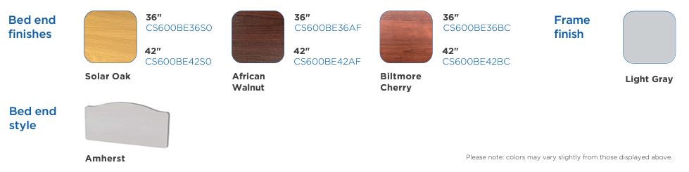 CS600 Bed Ends CS600 Bed Ends