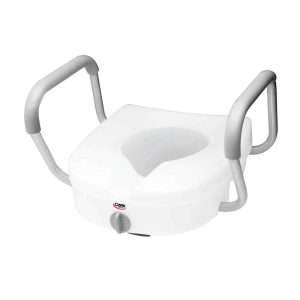 Carex E-Z Lock Raised Toilet Seat - Image 2