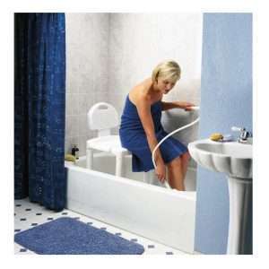 Carex Universal Bath Seat with Back - Image 3
