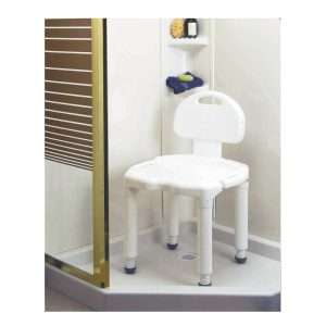 Carex Universal Bath Seat with Back - Image 2
