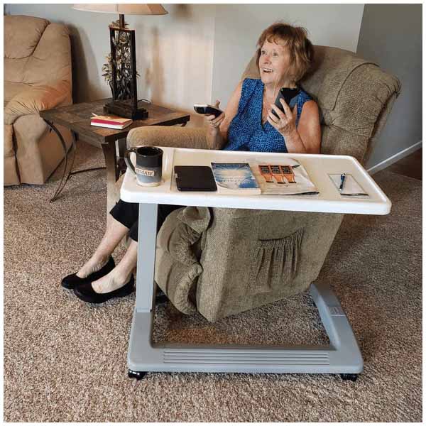 Carex Overbed Table With Wheels2 Carex Overbed Table With Wheels2