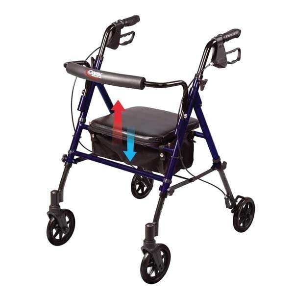 Carex Step N Rest Rolling Walker2 Carex Step N Rest Rolling Walker2