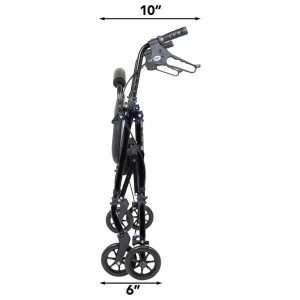 Carex Step 'N Rest Rolling Walker - Image 7