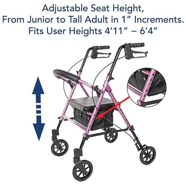 Carex Step N Rest Rolling Walker9 Carex Step N Rest Rolling Walker9