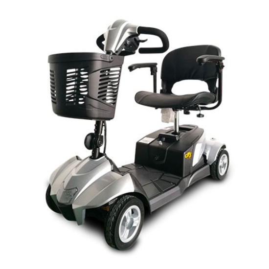 EV Rider CityCruzer Outdoor Mobility Scooter with Suspension – Portable Electric Travel Scooter 6 City Cruzer 4 wheel mobility scooter silver City Cruzer 4 wheel mobility scooter silver