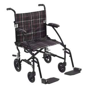 Drive Medical Fly-Lite Aluminum Transport Chair - Image 2